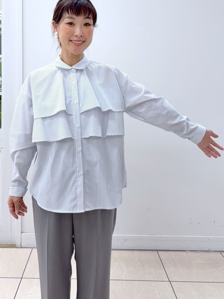 Osawaさんの「Dessin｜【撥水・洗える】フーデッドライトブルゾン」を使ったコーディネート