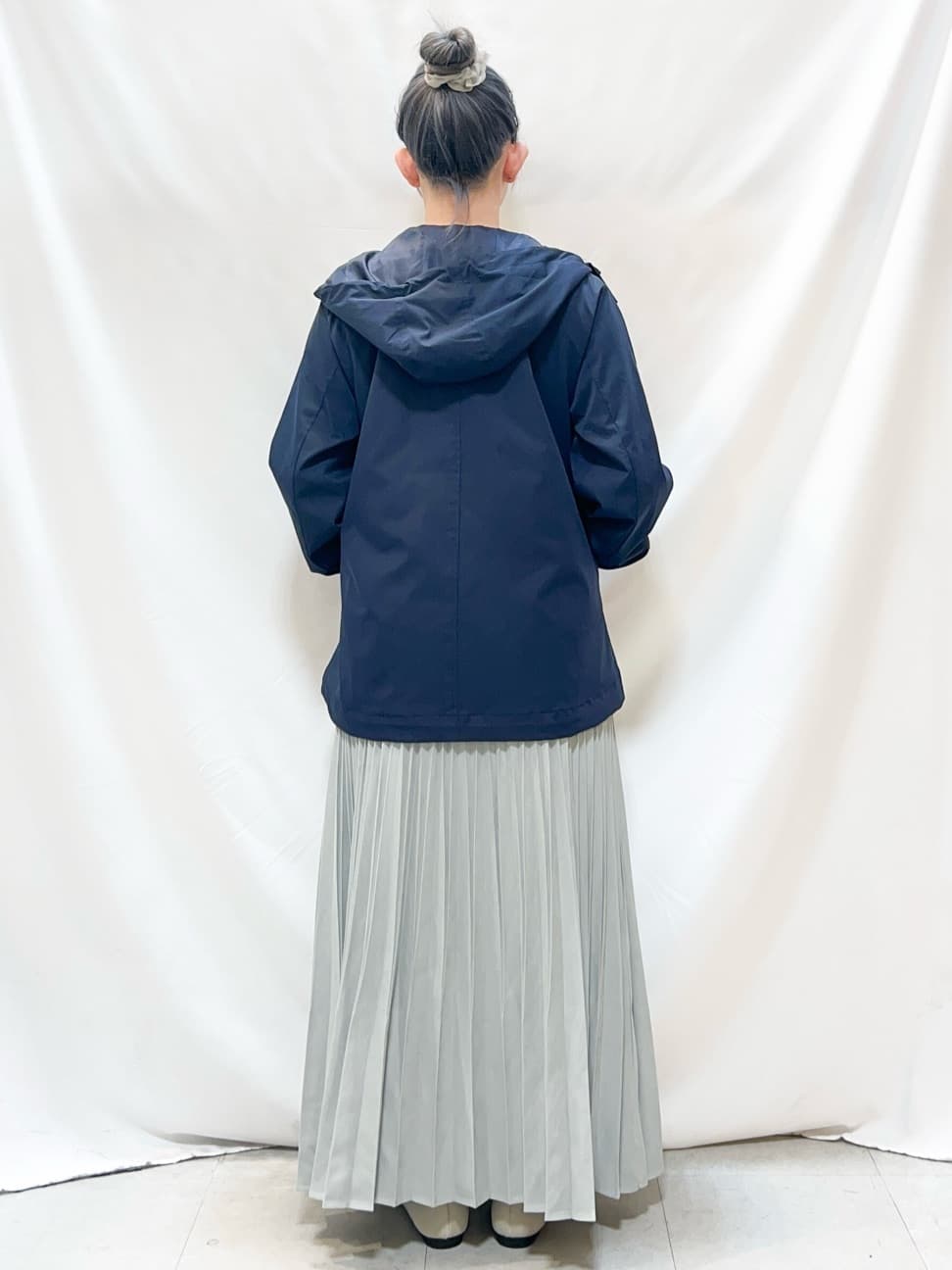 reonさんの「SHOO･LA･RUE｜【洗濯機可/S-LL/アンサンブル可】すっきりと好印象 配色クルーネックニット」を使ったコーディネート