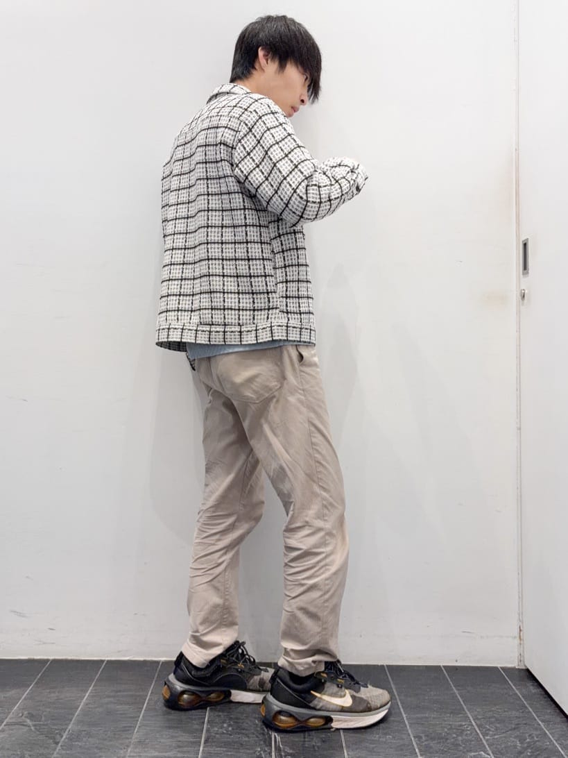 ちびちゃんさんの「THE SHOP TK｜【カジュアルに上品さをプラス】変わり織ツイードブルゾン　洗濯機OK」を使ったコーディネート