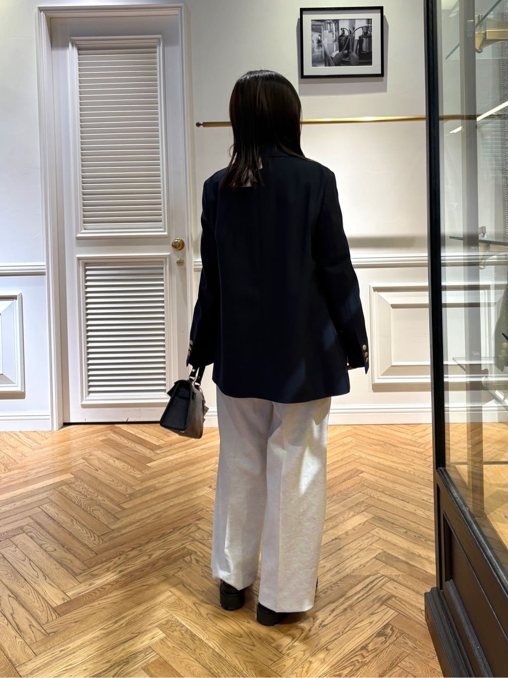 cocoさんの「DRESSTERIOR｜◆【ウォッシャブル】コットンフルニードルボーダーニット」を使ったコーディネート