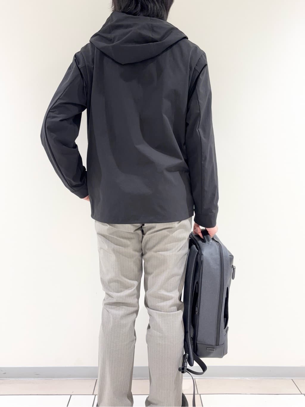 及川さんの「TAKEO KIKUCHI｜【KAJIF】フード ブルゾン」を使ったコーディネート