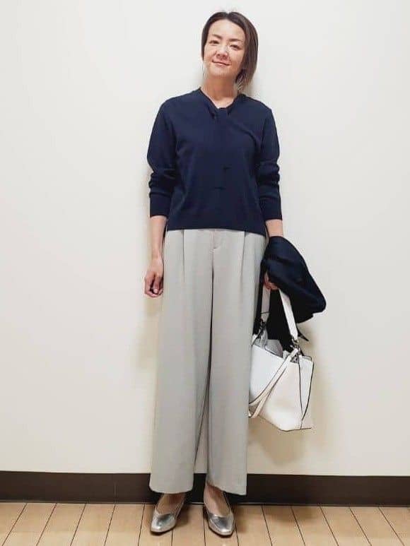 yuuさんの「Reflect｜【SS-4Lサイズ／UVカット／接触冷感】匠ジャケット／ノーカラー」を使ったコーディネート