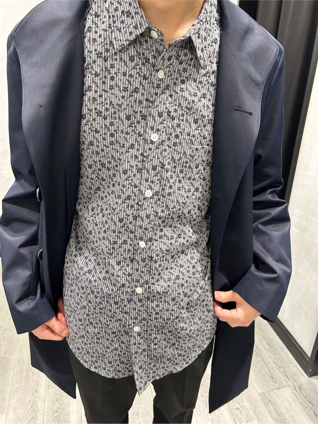 ruiさんの「TAKEO KIKUCHI｜撥水ツイル スタンドカラー コート」を使ったコーディネート