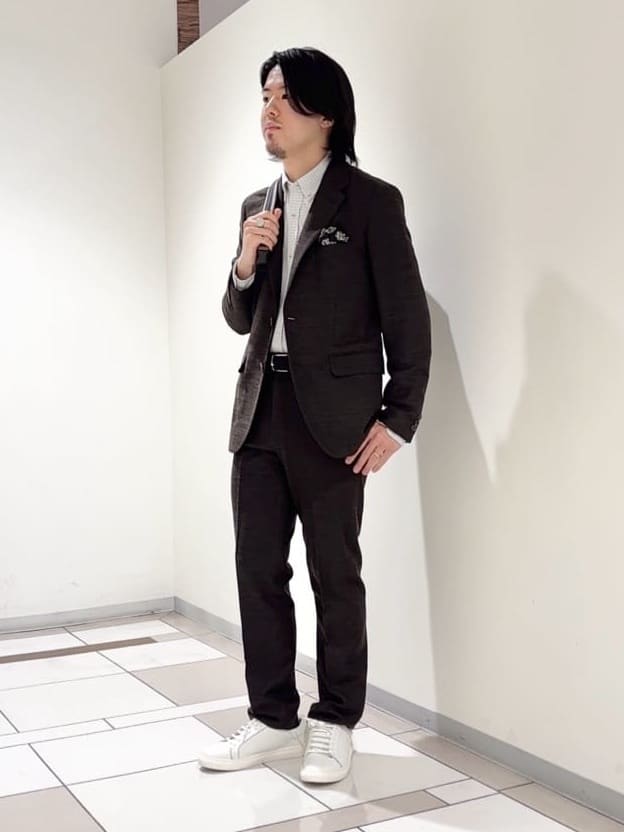 及川さんの「TAKEO KIKUCHI｜【Sサイズ～】ラッセルメッシュ ジャケット」を使ったコーディネート