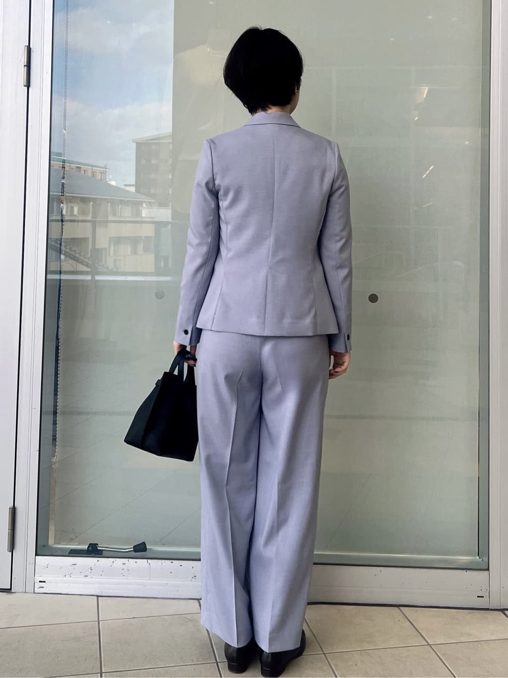 yo-koさんの「OPAQUE.CLIP｜ストレッチテーラードジャケット／セットアップ対応【洗濯機OK】」を使ったコーディネート
