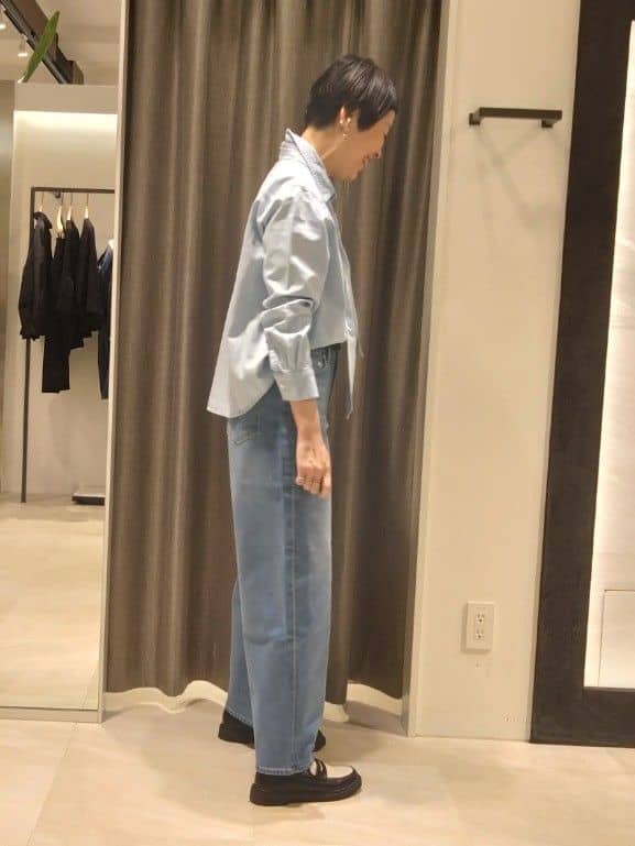 まちこさんの「UNTITLED｜【人気デニム】MAKE&times;DENIM WIDE」を使ったコーディネート