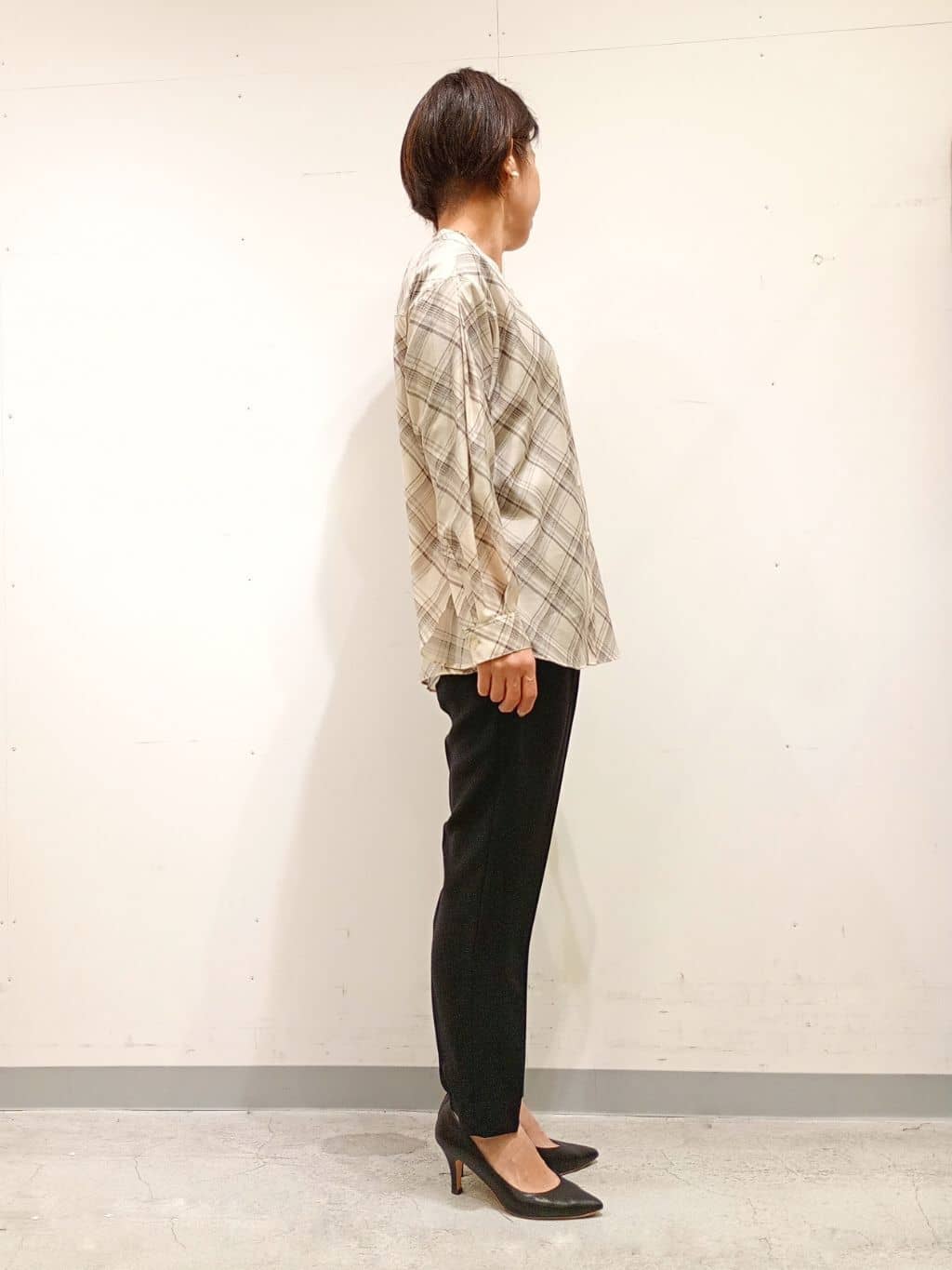 Kさんの「INDIVI｜【洗える／多機能／SETUP可】着る日傘ジレジャケット」を使ったコーディネート