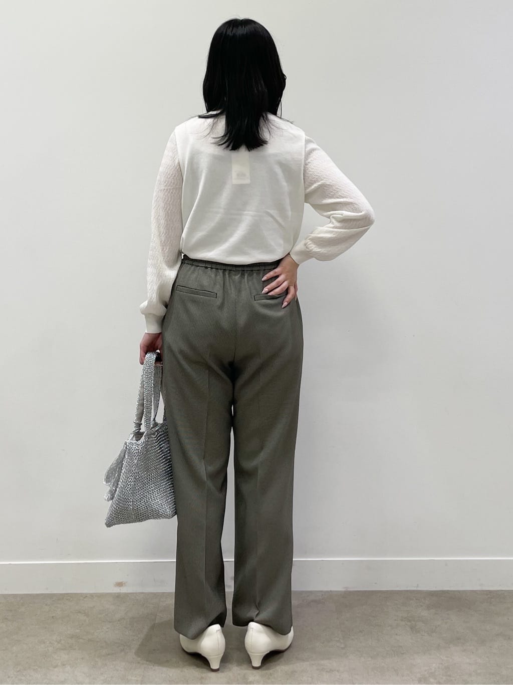 yukariさんの「Reflect｜透かしスリーブデザインハイゲージニット」を使ったコーディネート