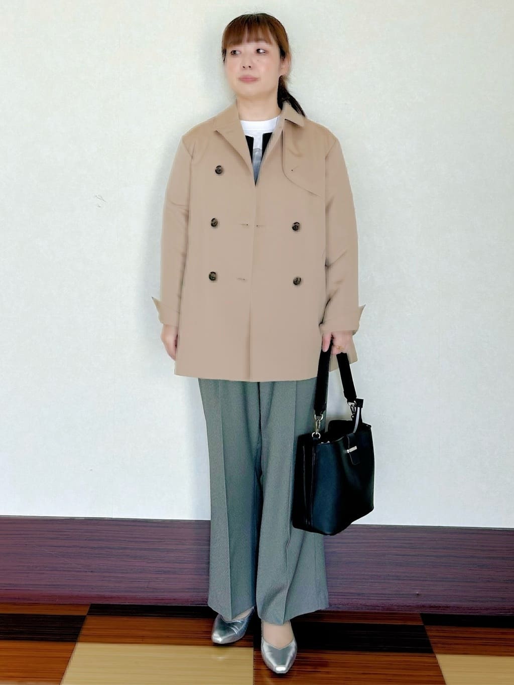 ひーさんの「Reflect｜【ライトアウター／ゆったり羽織れる／気軽な羽織りに◎】ライトブルゾン」を使ったコーディネート