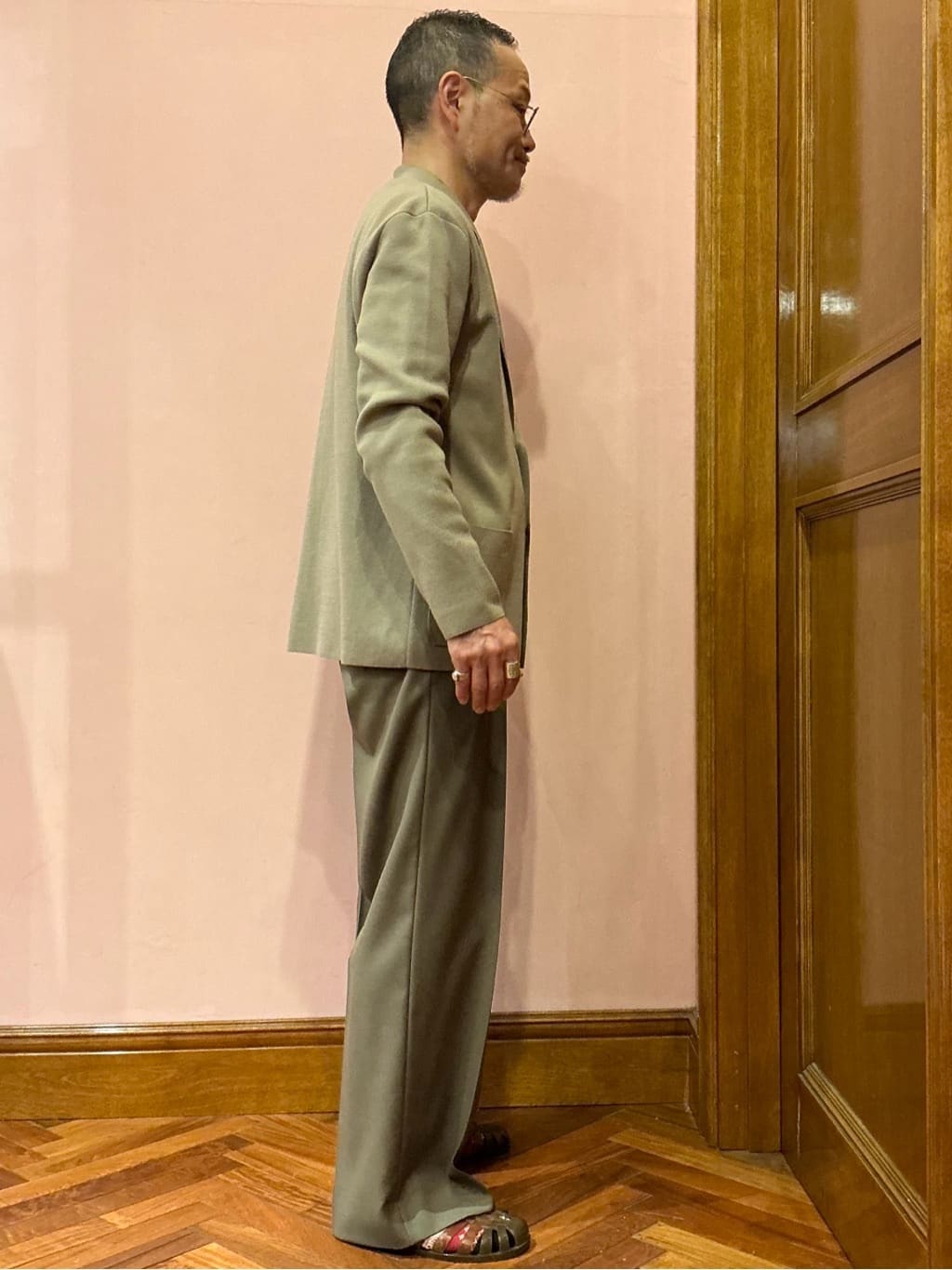 torigoeさんの「DRESSTERIOR｜【ウォッシャブル】スプリング ニットジャケット」を使ったコーディネート