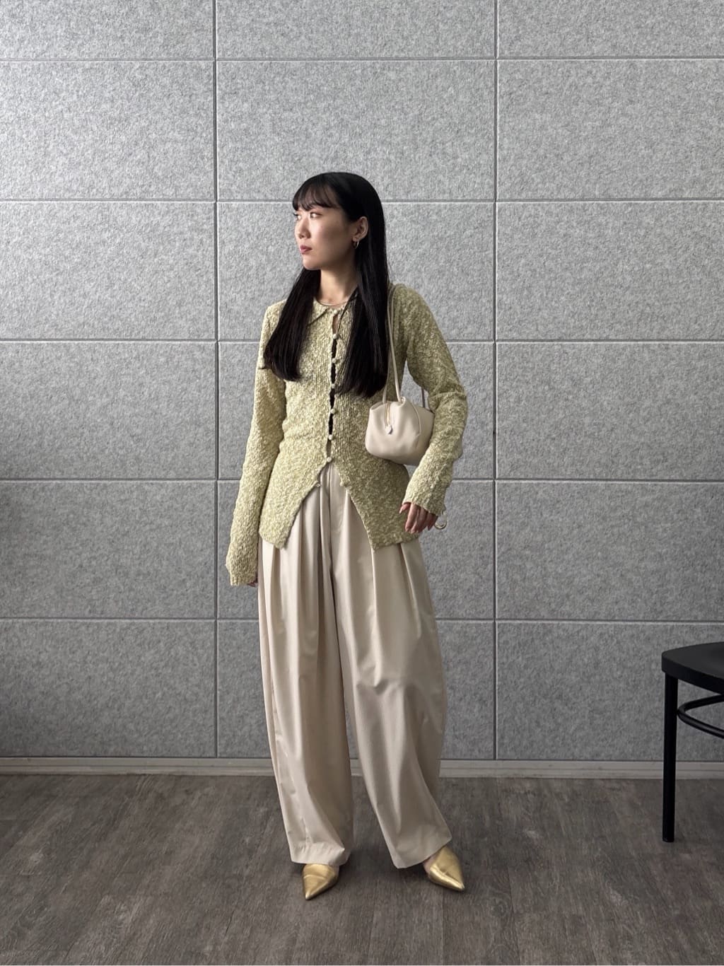 rinaさんの「INDIVI｜ブークレポロニット」を使ったコーディネート
