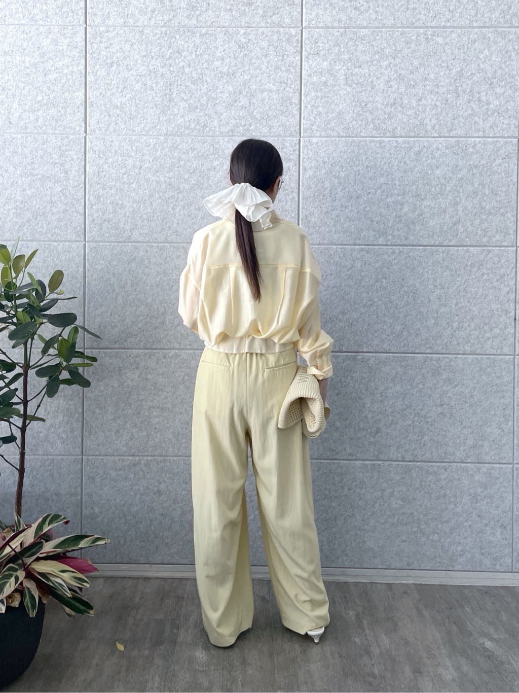 Renoさんの「INDIVI｜ロゴ刺繍リブタンクトップ」を使ったコーディネート