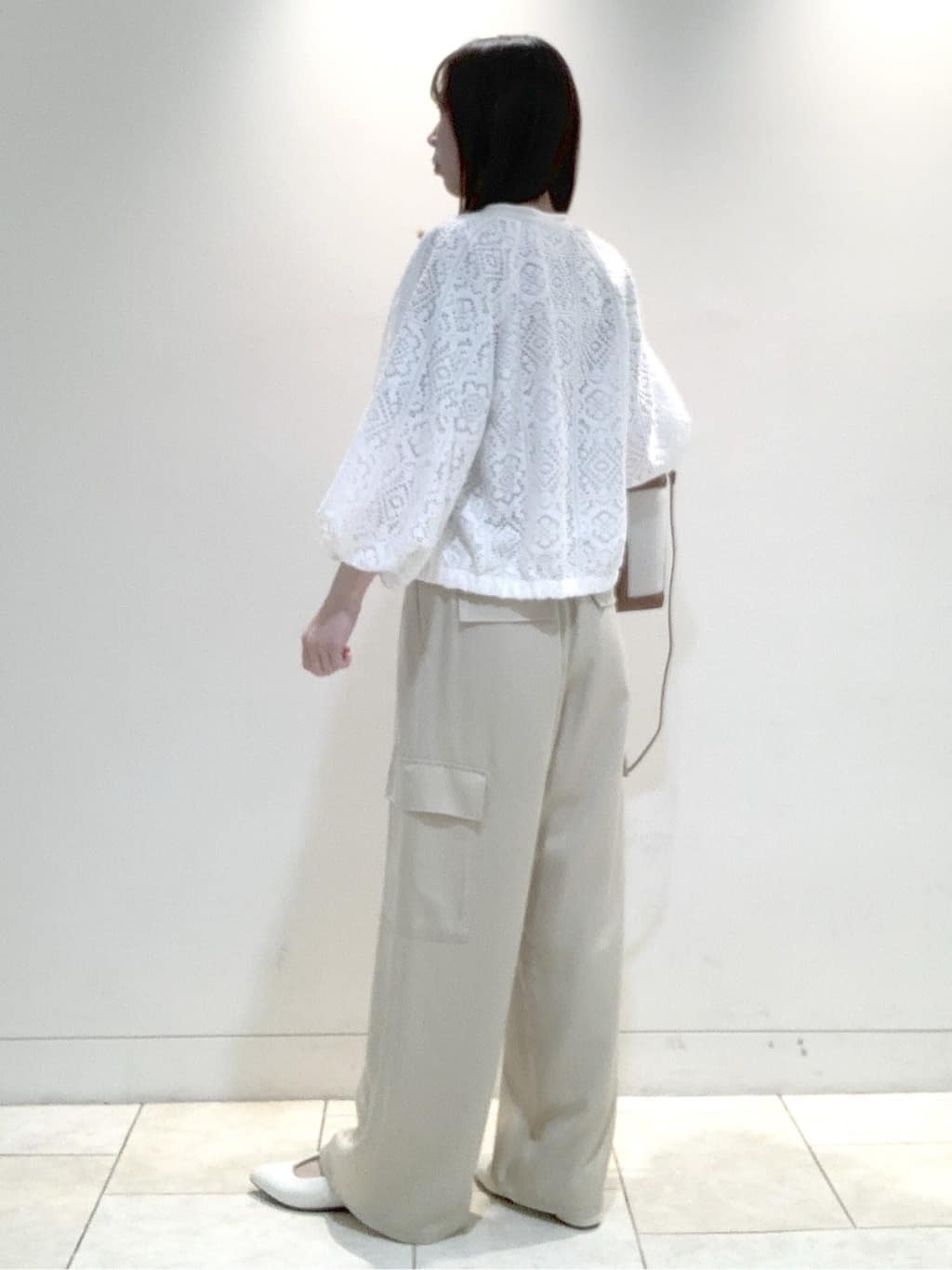 ヤマグチさんの「Reflect｜【セットアップ可】ジップアップレースショートブルゾン」を使ったコーディネート