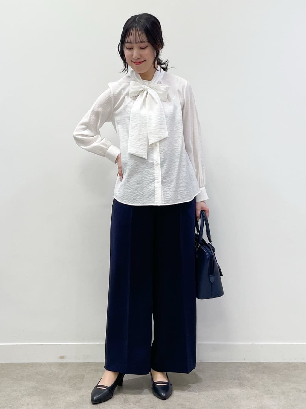 yukariさんの「Reflect｜【SS-4Lサイズ／通勤／セットアップ可】ノーカラージャケット」を使ったコーディネート
