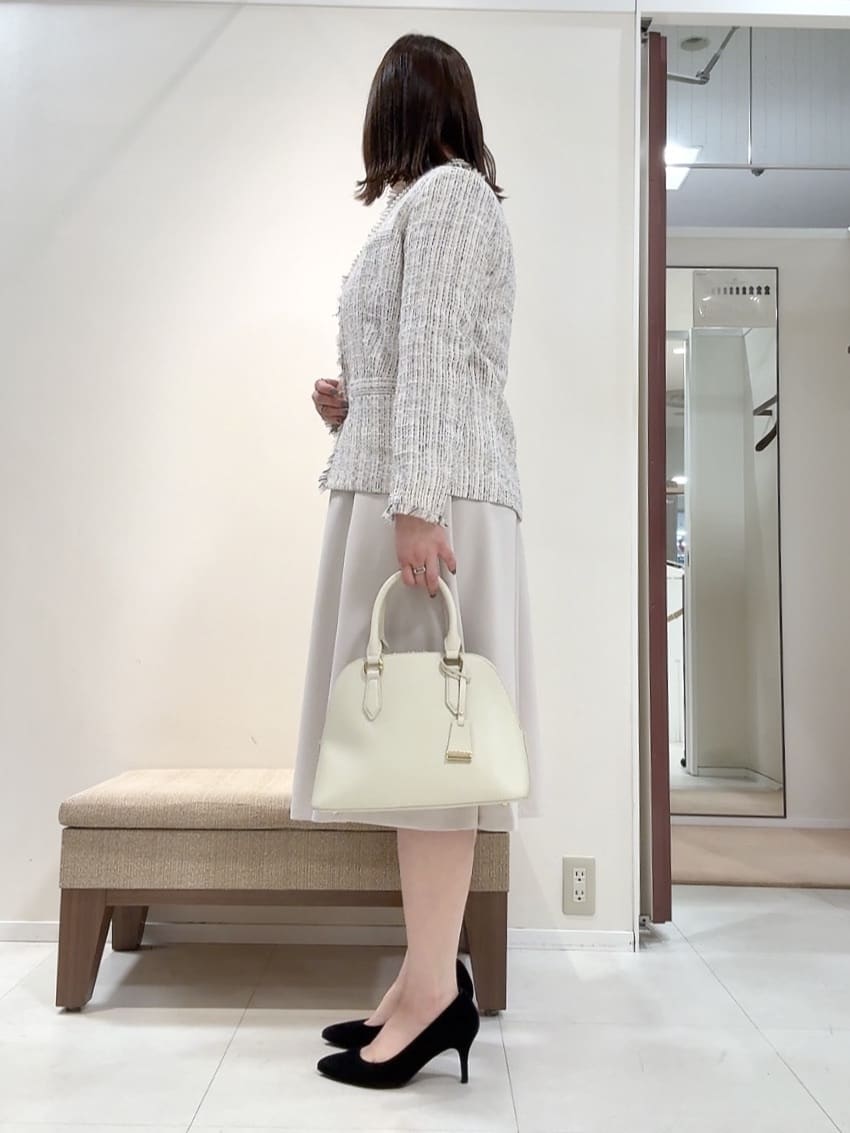YUIさんの「UNTITLED｜【仕事着/スーツ】ファンシーツイード ジャケット」を使ったコーディネート