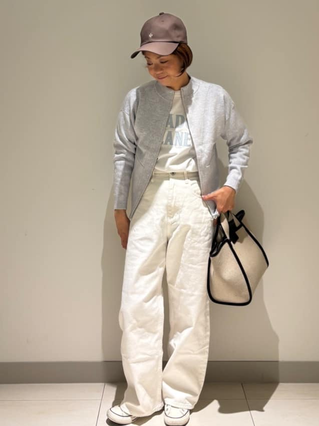 Haruさんの「Dessin｜【軽量】コットンリネンパイピングバッグ」を使ったコーディネート