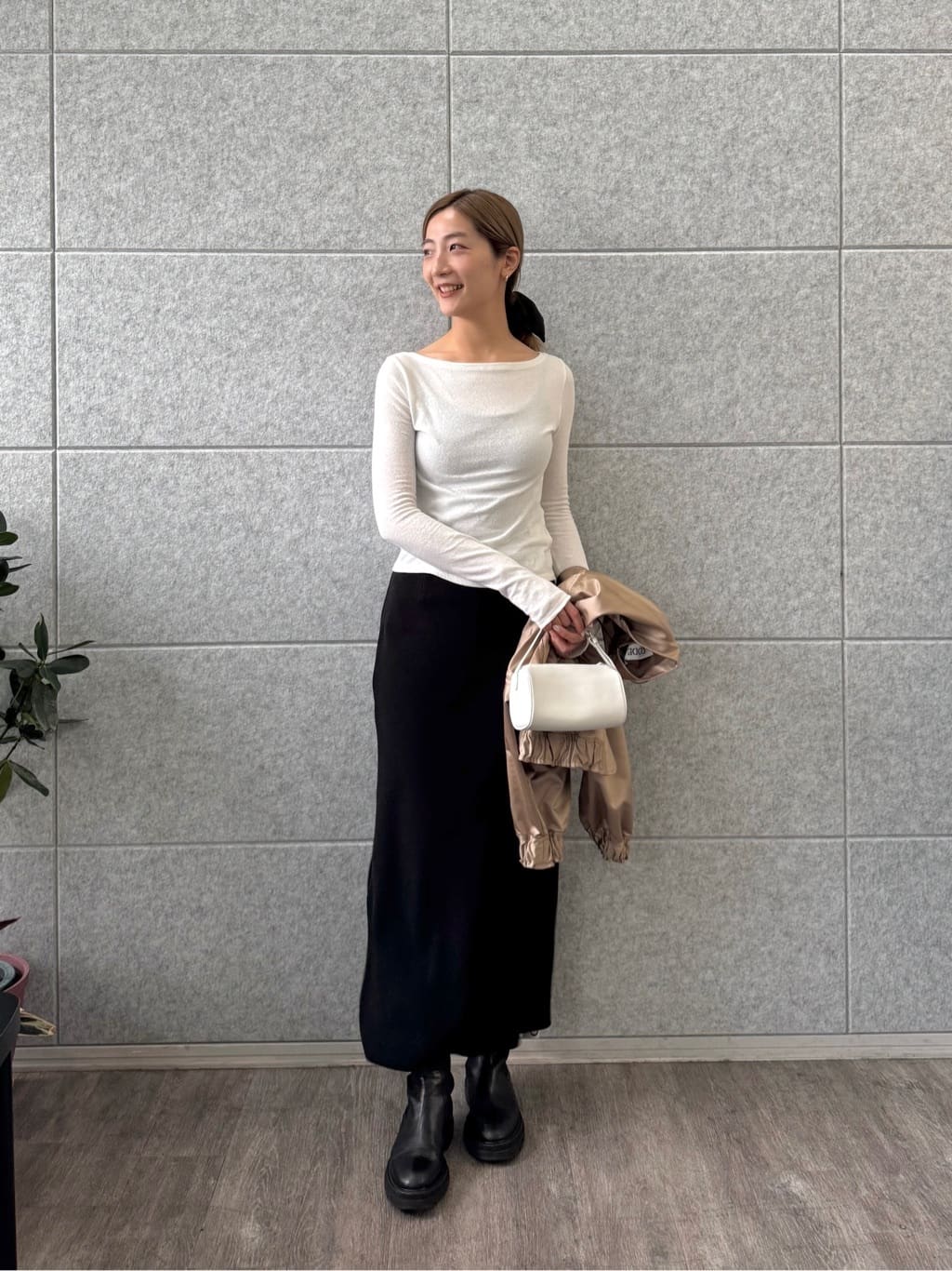 uchi__yamaさんの「CODE A｜【ReRe】easy－fit long skirt」を使ったコーディネート