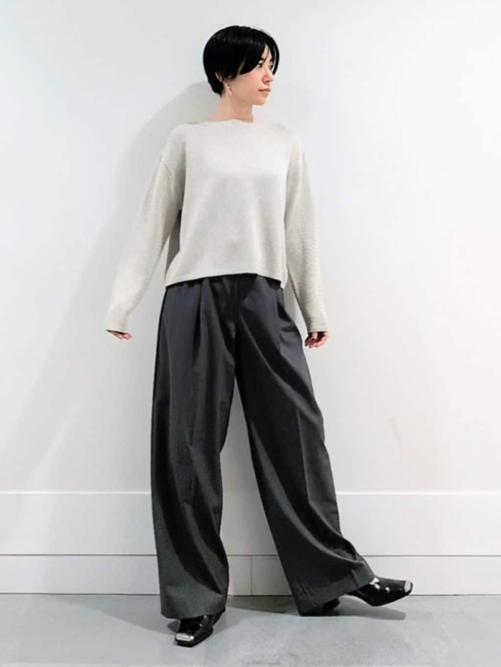 ミズタさんの「UNTITLED｜◆【洗える/ストレッチ性】ダブルブレストジャケット」を使ったコーディネート