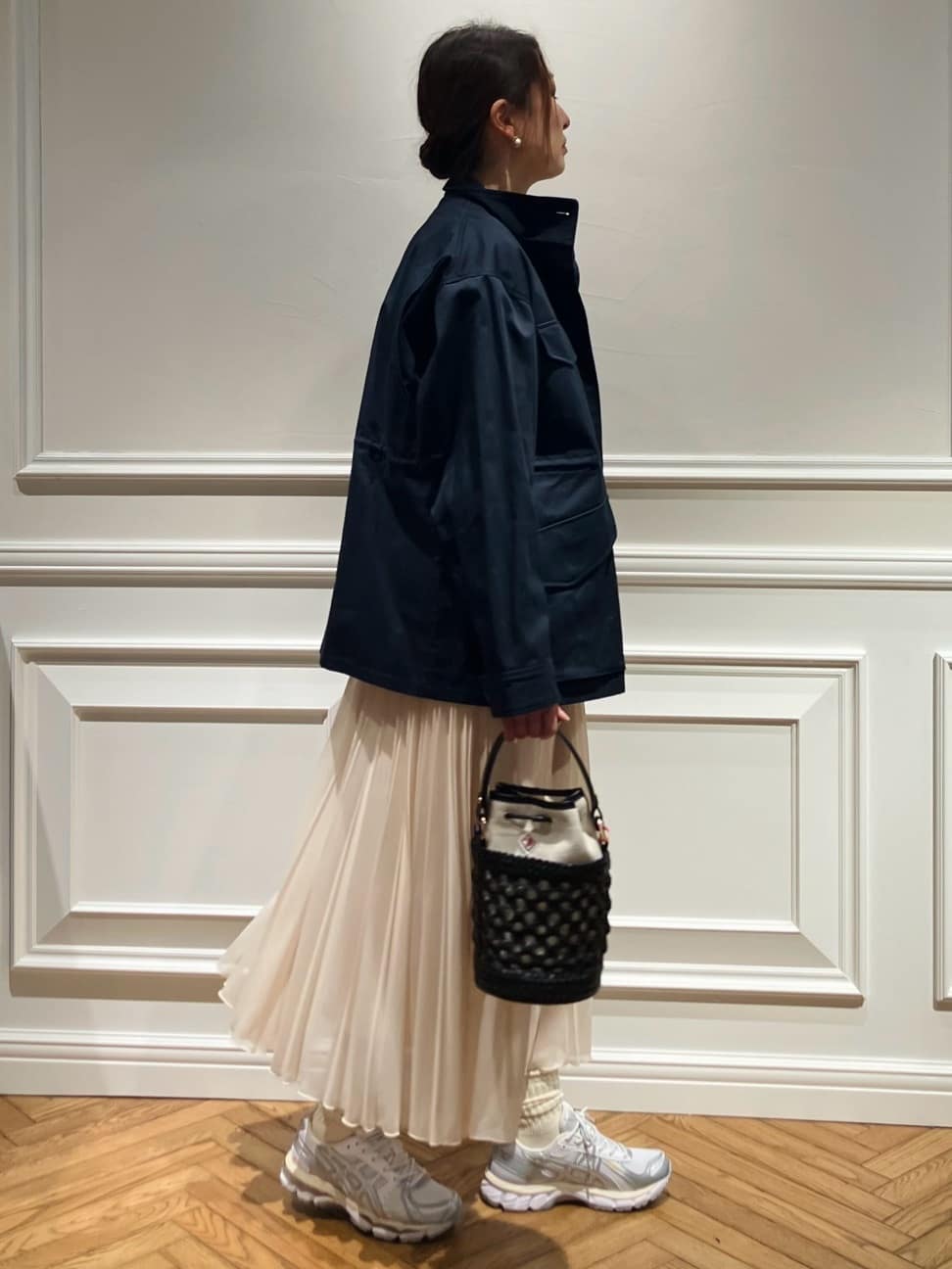 TSUKUIさんの「DRESSTERIOR｜【ウォッシャブル】コンパクトコットンミリタリーブルゾン」を使ったコーディネート