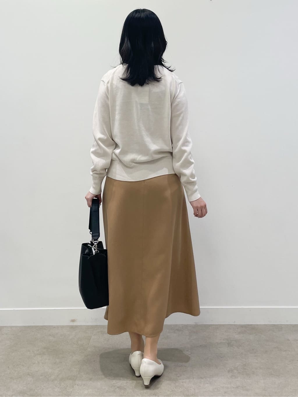 yukariさんの「Reflect｜【アンサンブル可】バイカラーカーディガン」を使ったコーディネート