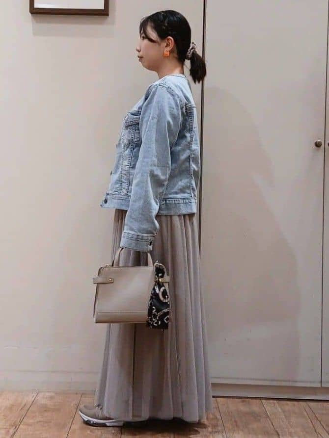 Riranさんの「SHOO･LA･RUE｜【洗濯機可/S-LL/アンサンブル可】結局、シンプル クルーネックニット」を使ったコーディネート