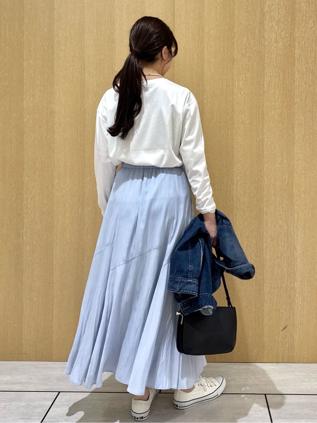 nanaさんの「UNTITLED｜【コットン100/洗える】フォトロングTシャツ」を使ったコーディネート