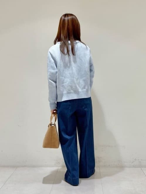 kyokaさんの「UNTITLED｜【洗える/ジャケット風】ツイードニットカーディガン」を使ったコーディネート