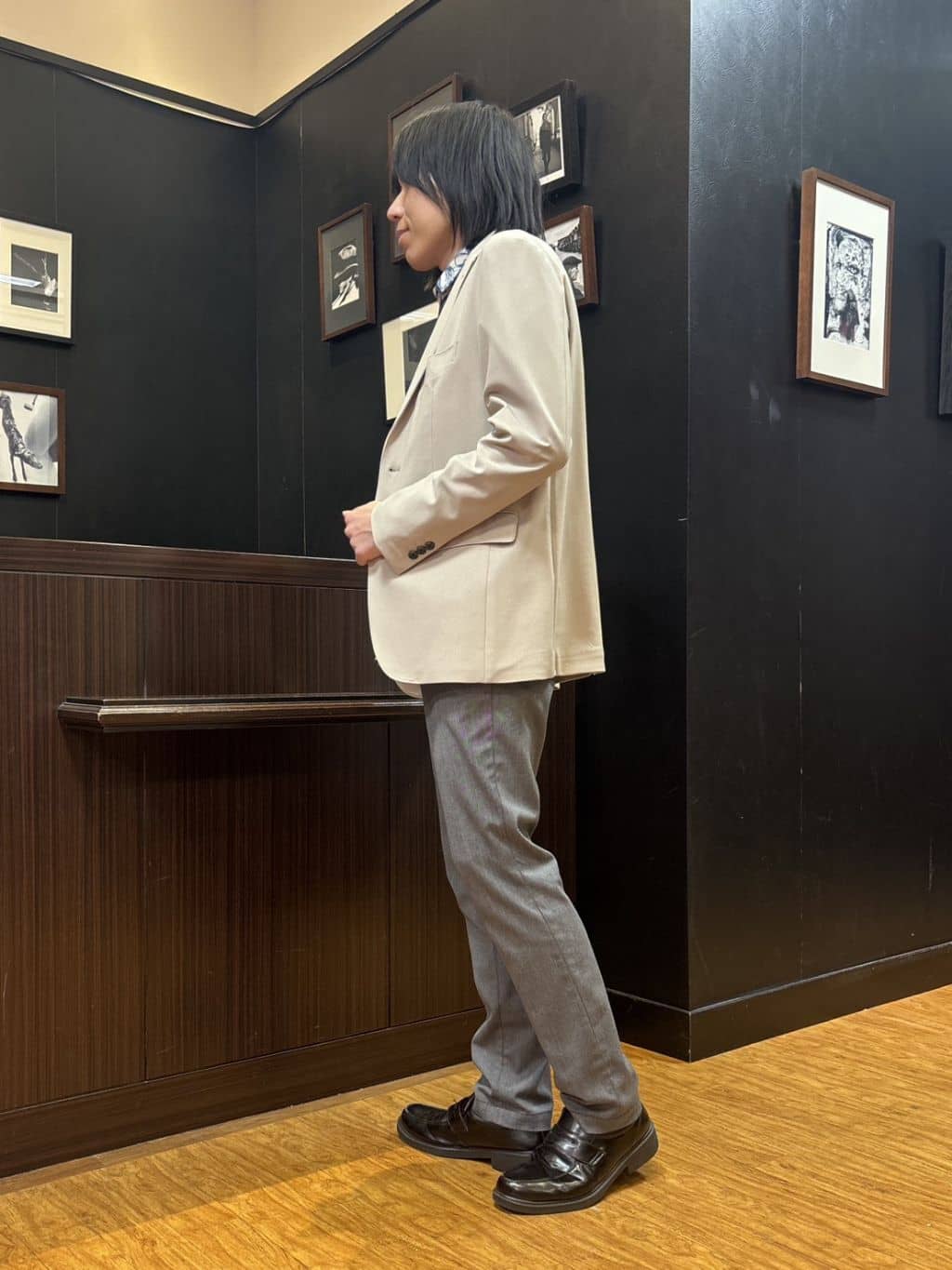 moritaさんの「TAKEO KIKUCHI｜カカオ柄プリントシャツ」を使ったコーディネート