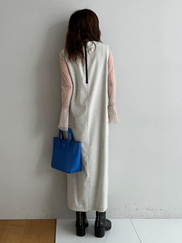 misaさんの「DRESSTERIOR｜【セットアップ可/UVカット/接触冷感/吸水速乾】ウォッシャブル Iラインワンピース」を使ったコーディネート