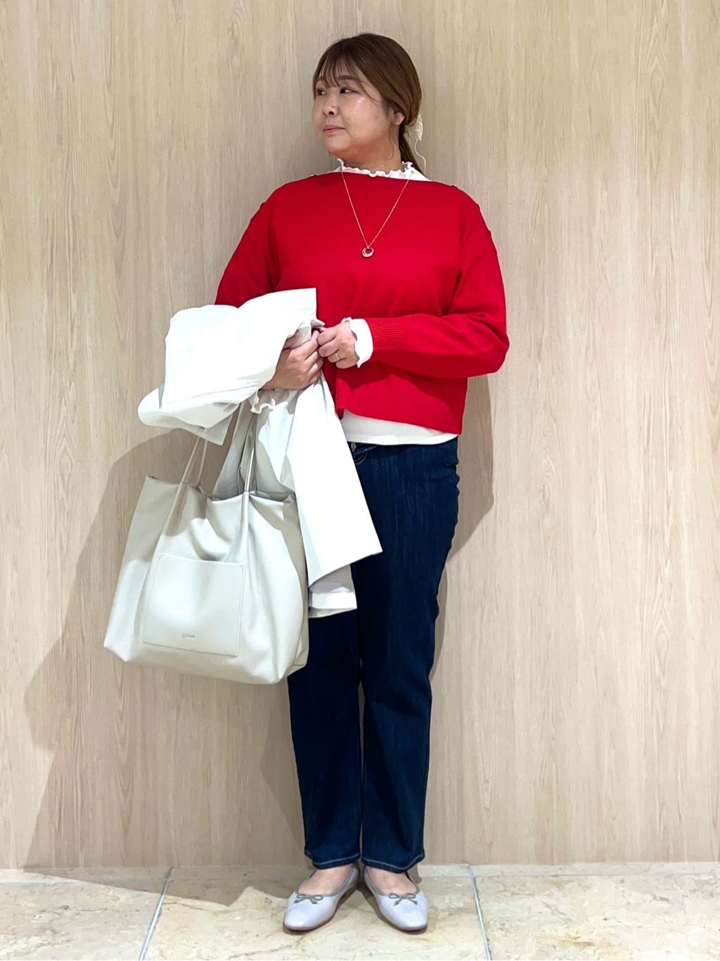 ARISAさんの「grove｜【撥水】きれいめに着こなせるマウンテンパーカ」を使ったコーディネート