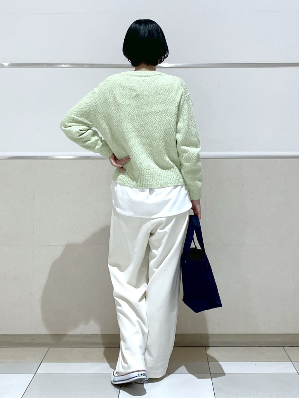 eriko さんの「Dessin｜【花粉ガード/撥水加工/洗える】クルーネックスプリングコート」を使ったコーディネート