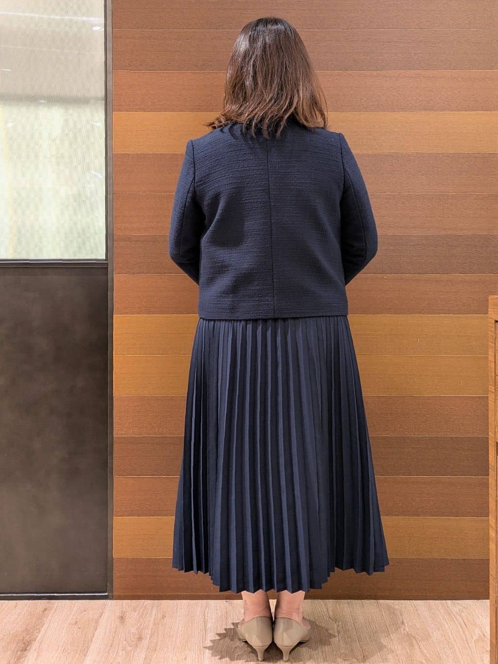 むっちゃんさんの「OPAQUE.CLIP｜《通勤対応》 コットンツイードジャケット」を使ったコーディネート