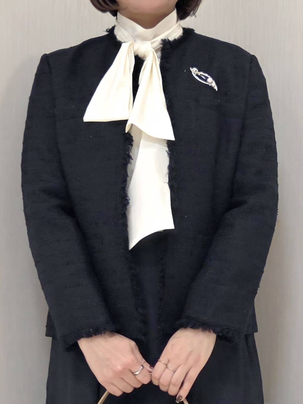 naokoさんの「UNTITLED｜【仕事着/スーツ】ファンシーツイード ジャケット」を使ったコーディネート