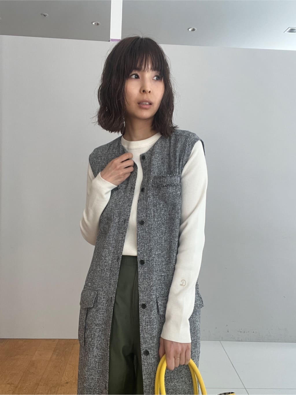 misaさんの「DRESSTERIOR｜◆【ウォッシャブル】コットンフルニードルニット」を使ったコーディネート