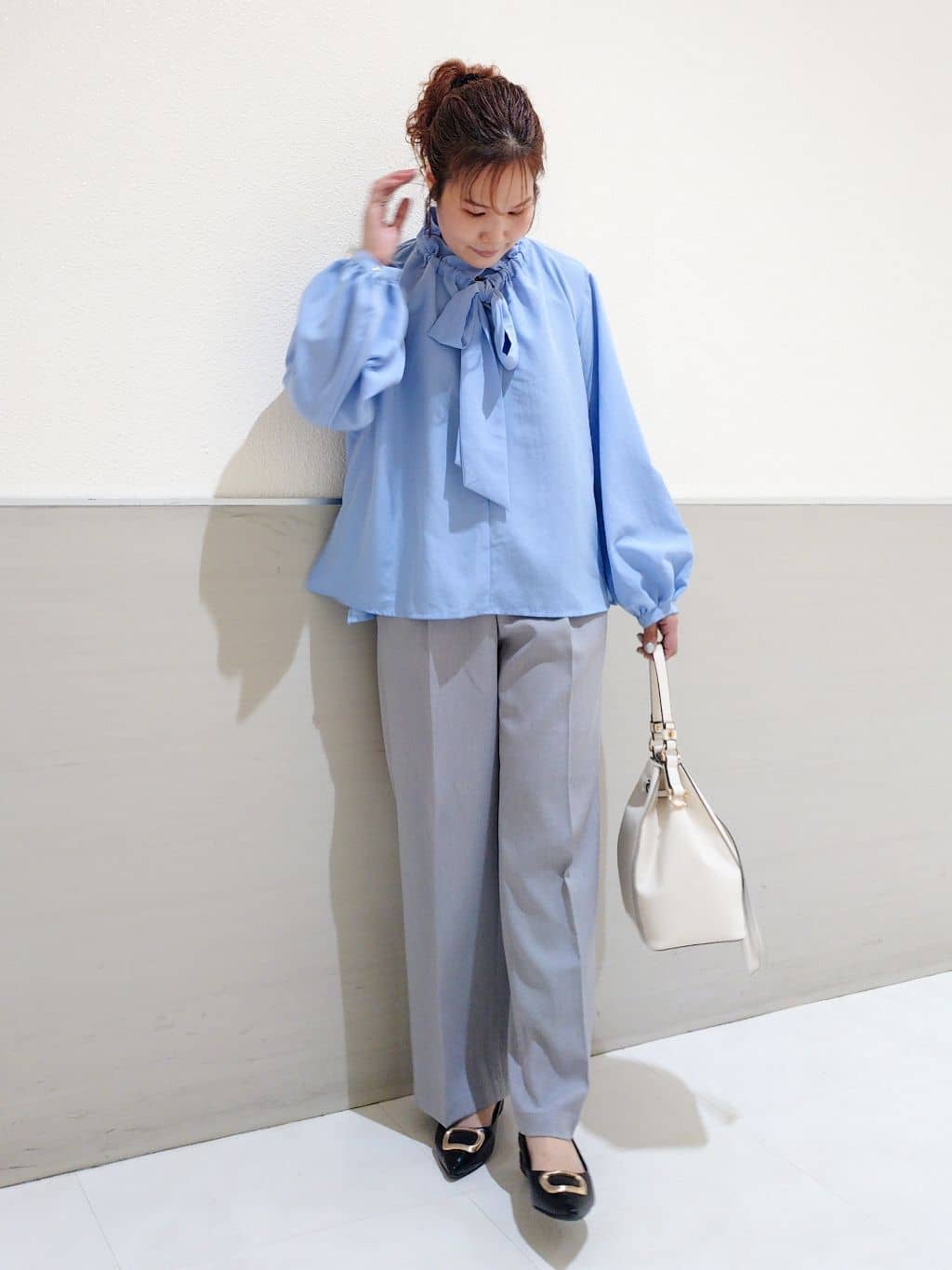 maruさんの「THE SHOP TK｜【通勤にもカジュアルにも】CAVIAN ジレ/セットアップ可」を使ったコーディネート