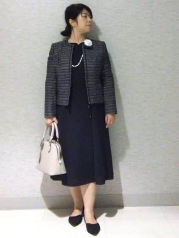 sakoさんの「Reflect｜【SS-4Lサイズ／付属リボン】スリーブデザインジョーゼットワンピース」を使ったコーディネート