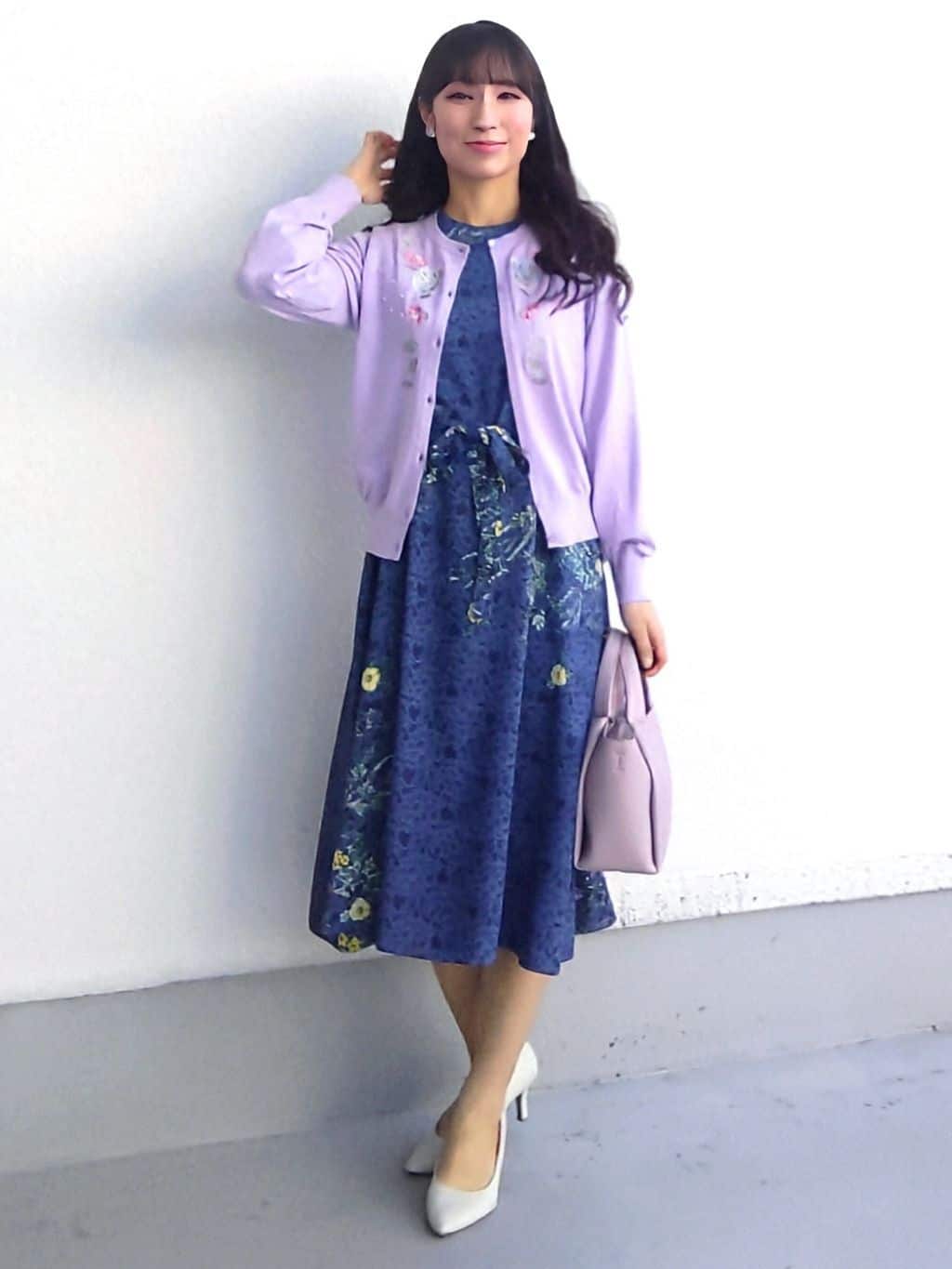 keinaさんの「SunaUna｜【SS～Lサイズ展開／フラワー刺繍】クラフトカーディガン」を使ったコーディネート