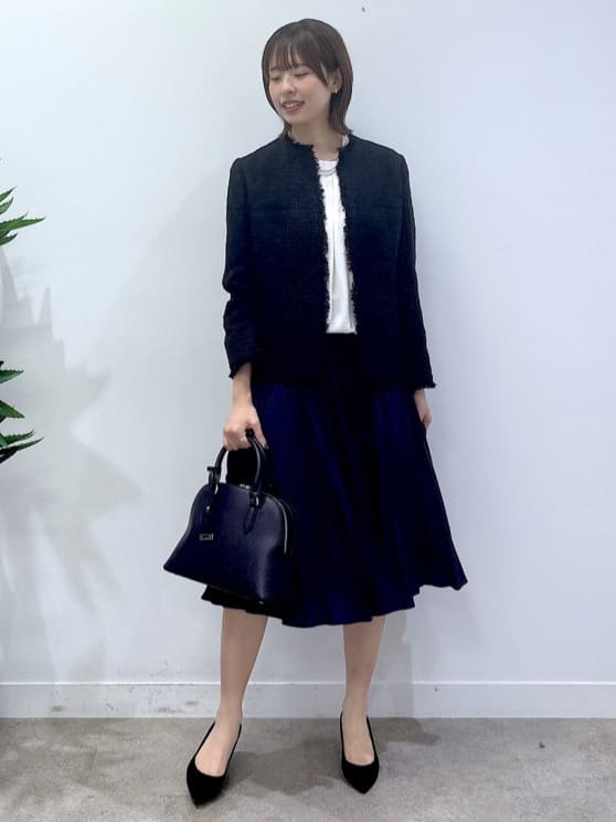 yukaさんの「UNTITLED｜【仕事着/スーツ】ファンシーツイード ジャケット」を使ったコーディネート