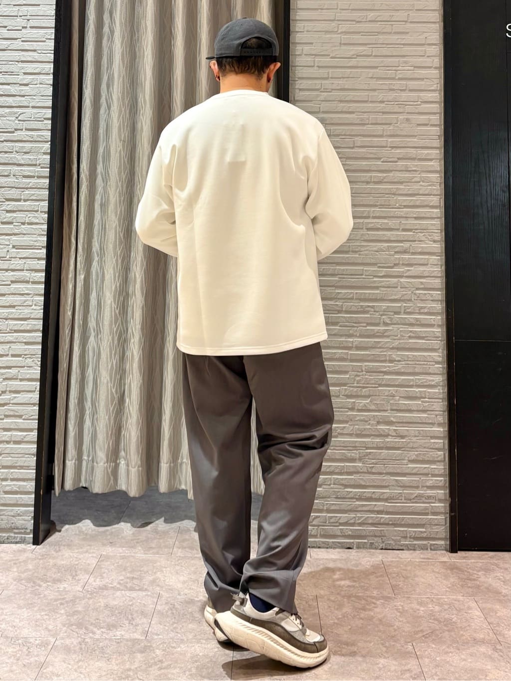 Pーyamaさんの「THE SHOP TK｜FLEX LINE ストレッチリブブルゾン　ストレッチ/防シワ/マシンウォッシャブル/セットアップ可」を使ったコーディネート