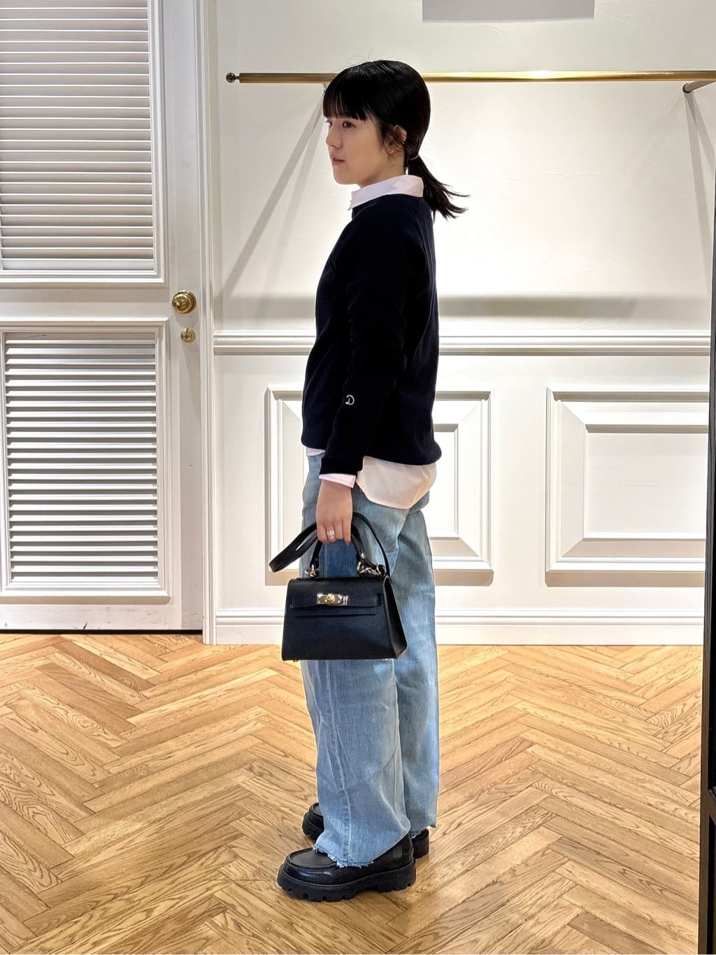 cocoさんの「DRESSTERIOR｜【通勤用/ウォッシャブル】オックスフォードシャツ」を使ったコーディネート