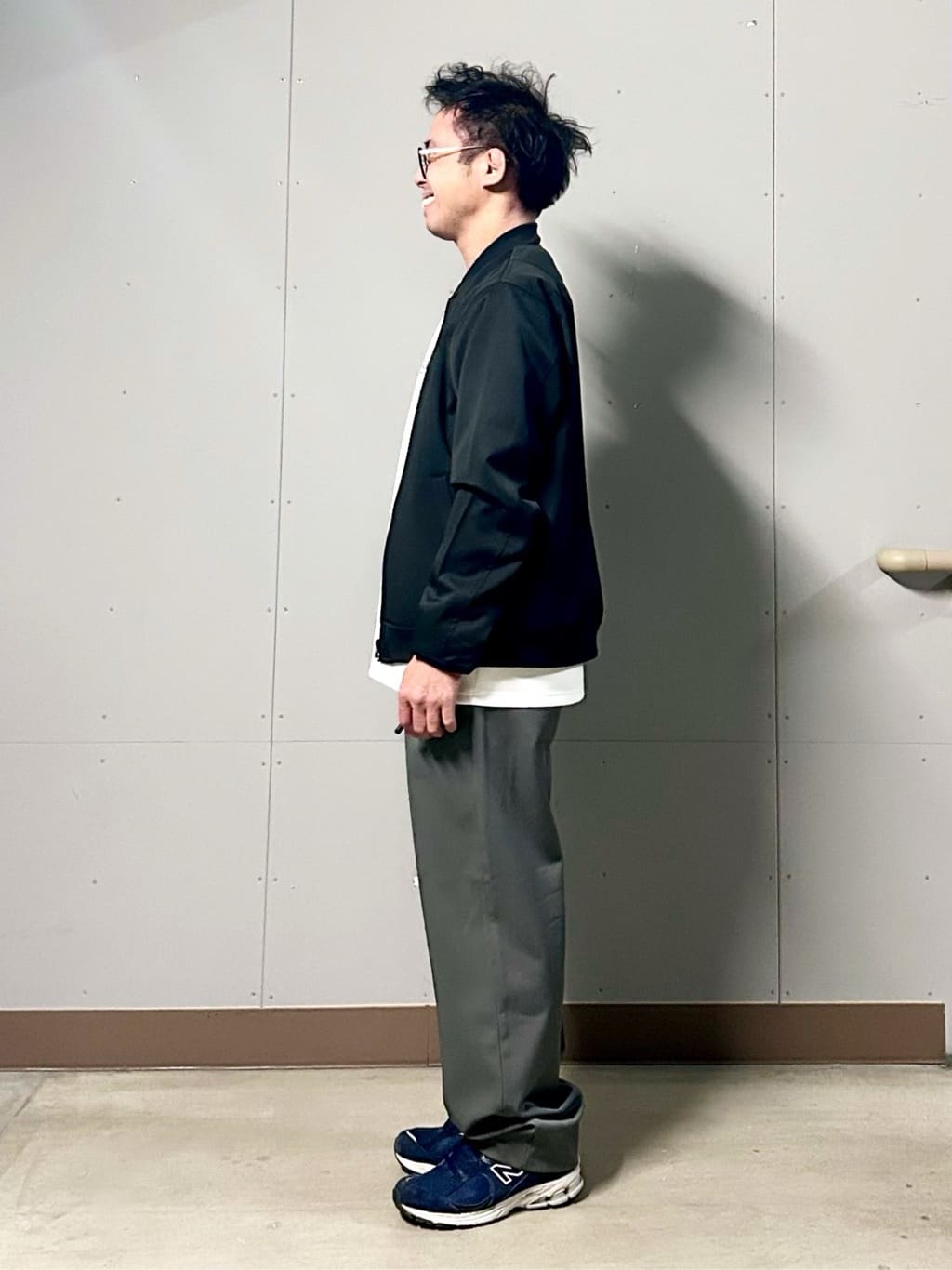KENJI Iさんの「THE SHOP TK｜FLEX LINE ストレッチリブブルゾン　ストレッチ/防シワ/マシンウォッシャブル/セットアップ可」を使ったコーディネート