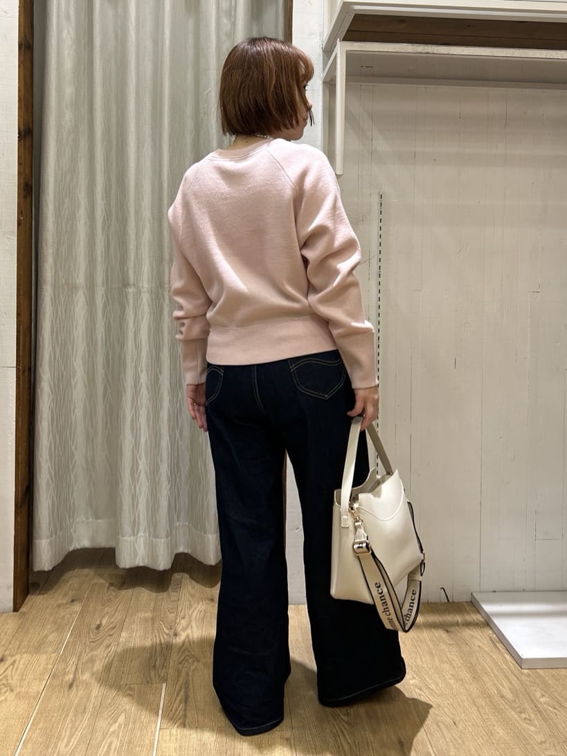 ga_riさんの「THE SHOP TK｜【着丈が選べる】スウェットライクラメジャカードニット」を使ったコーディネート