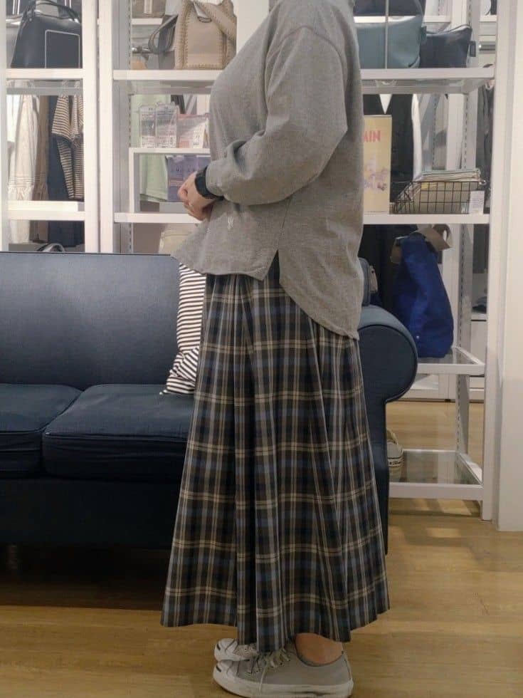 kaiさんの「Dessin｜【360度可愛い・洗える】バックヘンリーカットソー」を使ったコーディネート