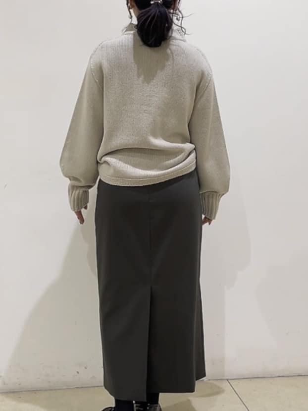 watanabeさんの「UNTITLED｜【洗える】スポンディッシュ ボトルネックニット」を使ったコーディネート