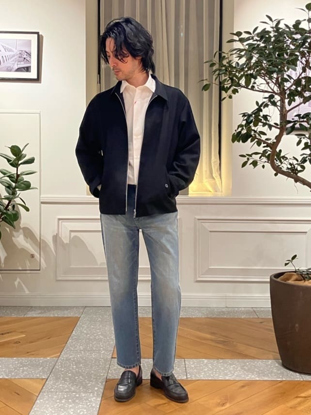 junyaさんの「DRESSTERIOR｜【ウォッシャブル】ウールハリントン ジャケット」を使ったコーディネート