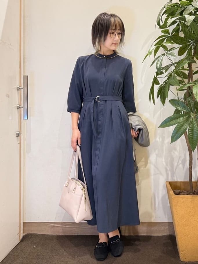 misakiさんの「SHOO･LA･RUE｜【洗濯機可/UV/SS-3L】すっきり好印象 ノーカラージャケット」を使ったコーディネート