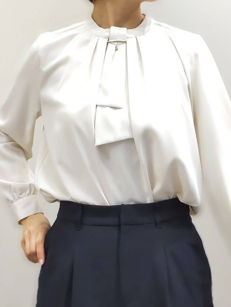 やまちゃんさんの「grove｜【マシンウォッシュ／防シワ/SS-3L】ストレッチノーカラージャケット」を使ったコーディネート