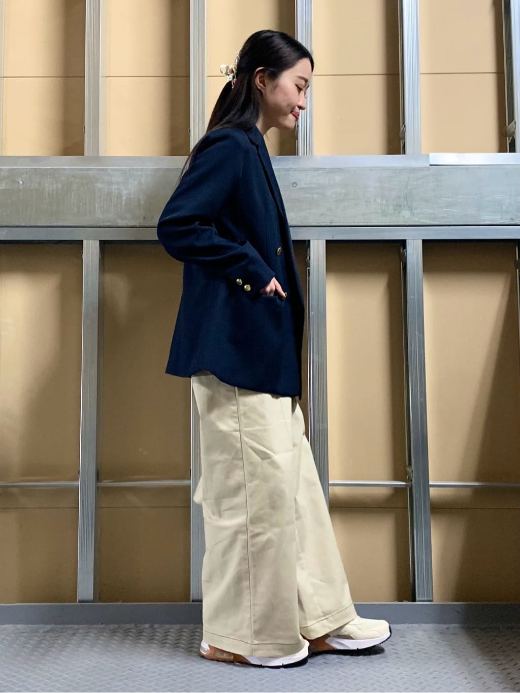 sahoさんの「THE SHOP TK｜【POLO BCS 別注】5分袖ケーブルニット」を使ったコーディネート