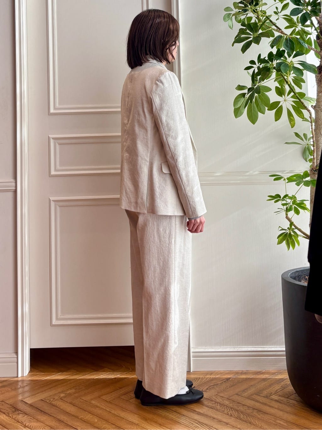 nakaoさんの「DRESSTERIOR｜◆ウォッシャブル コットンカシミヤ コンビカーデ」を使ったコーディネート