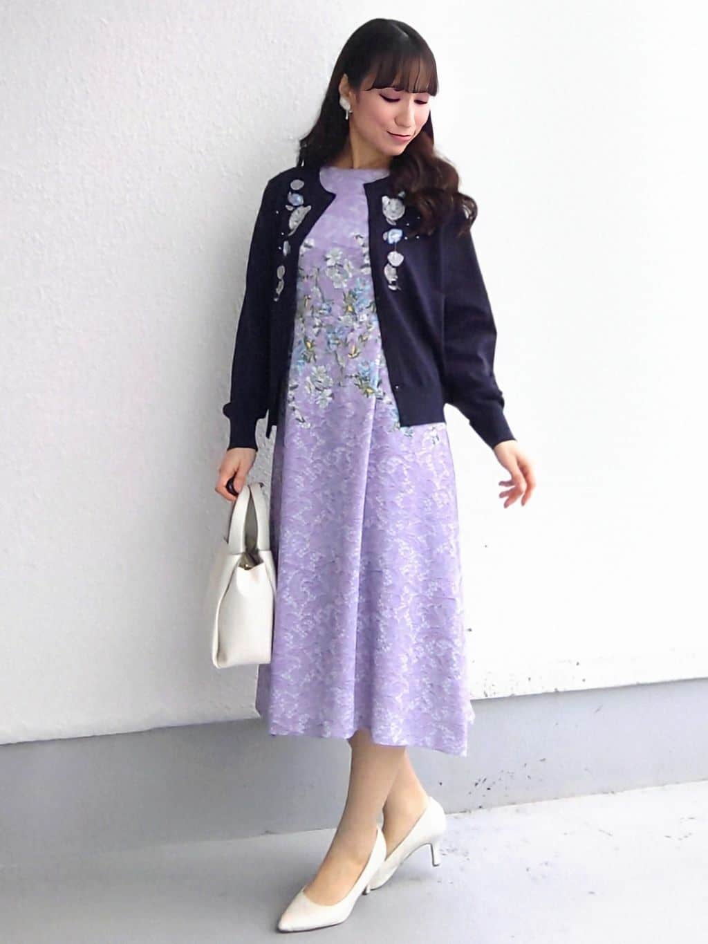 keinaさんの「SunaUna｜【SS～Lサイズ展開／フラワー刺繍】クラフトカーディガン」を使ったコーディネート